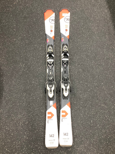 Used Rossignol PURSUIT 11 CARBON Mens DH Ski/Binding Grey And Red