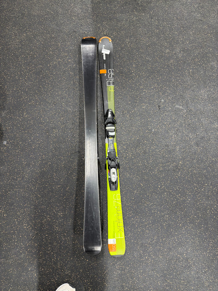 Used Atomic IZOR 7.5 Mens DH Ski/Binding Carolina Blue And Navy