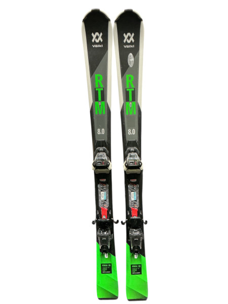 Used Atomic ETL 125 BEND-X Boys DH Ski/Binding White 125 cm