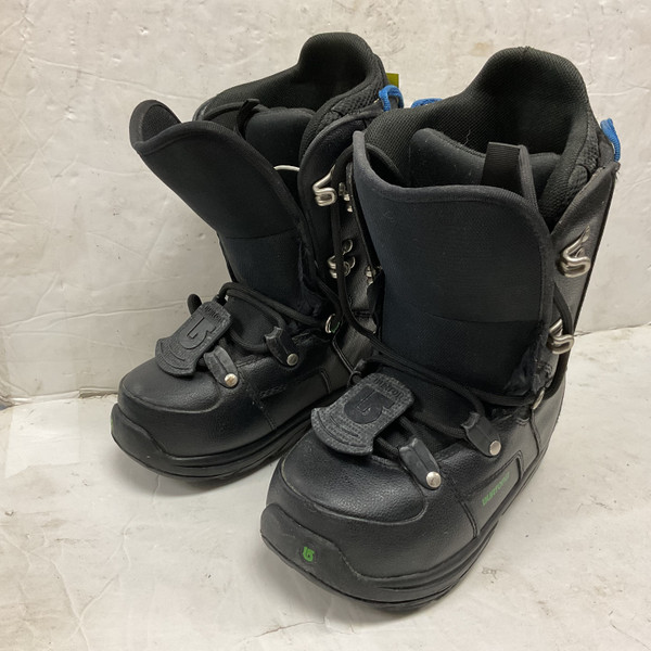 Used Burton CONCORD Boys Snowboard Boots Black Junior 06