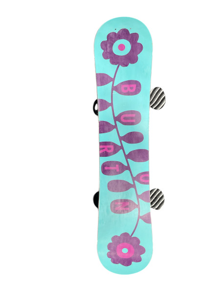 Used Burton CHICKLET 120cm Girls Snowboard w/ Burton FS Grom Bindings