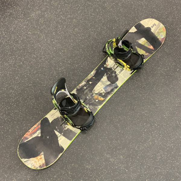 Used Burton INSTIGATOR Mens Board/Bindings Black 155 cm