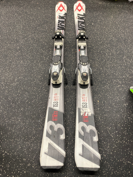 Used Atomic REDSTER S9 145CM Mens DH Ski/Binding Red 145 cm