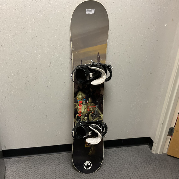 Used Burton LTR Boys Board/Binding Red 120 cm