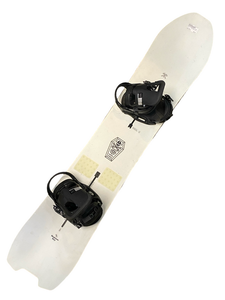 Used Burton WHITE COLLECTION Mens Board/Bindings White 156 cm