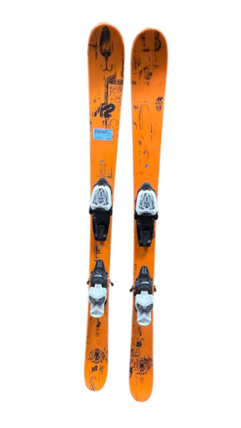Used Atomic ETL 125 BEND-X Boys DH Ski/Binding White 125 cm