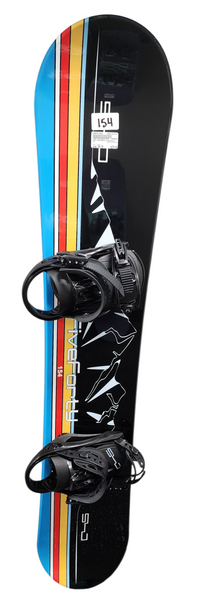 Used Burton DEUCE Mens Board/Bindings Maroon 162 cm