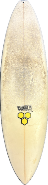 Used Al Merrick FLYER Ultra Light Channel Islands Surfboard White 6'2