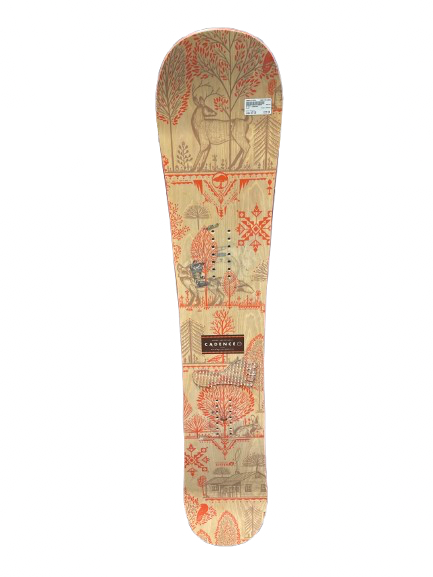 Used Burton GTWIN Womens Snowboard Only White/Black/Royal 149 cm