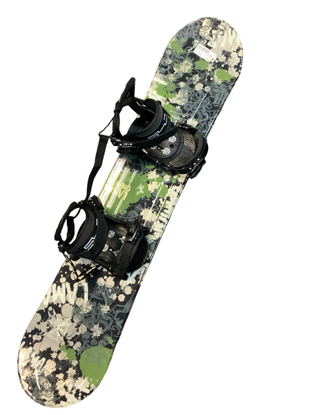 Used Burton SHAUN WHITE Boys Board/Binding Black 130 cm