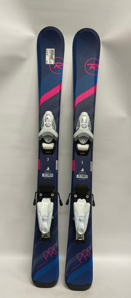 Used Rossignol HERO J R7 Junior DH Skis White/Orange 110 cm with