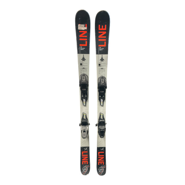 Used Elan PINBALL PRO 125 Boys DH Ski/Binding Yellow 125 cm