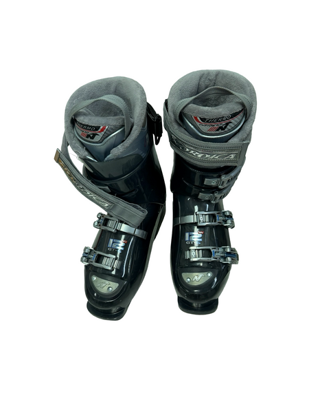 Used Salomon XPRO ENERGYZER 80 Womens DH Ski Boot Royal Blue 260