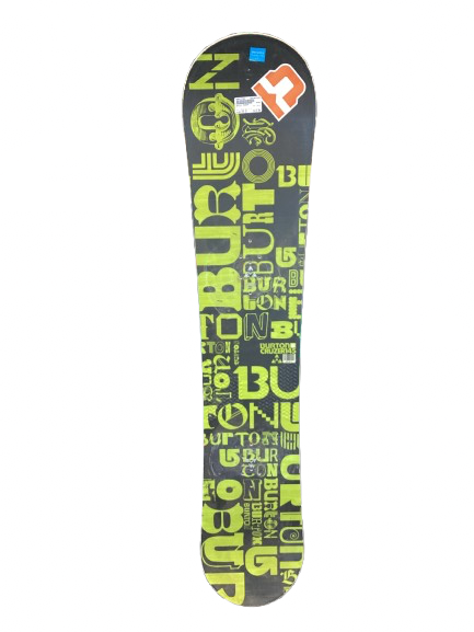 Used Burton BLUNT Snowboard Only White 147 cm