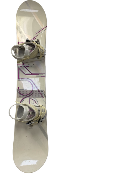 Used Burton STERLING Womens Board/Bindings White 140 cm