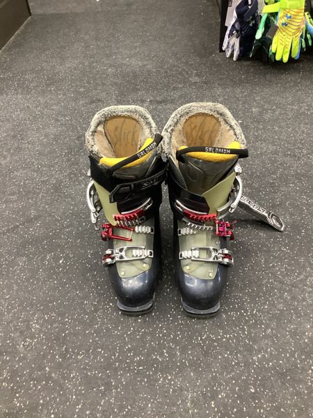 Used Salomon XPRO ENERGYZER 80 Womens DH Ski Boot Royal Blue 260