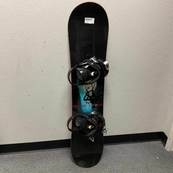 Used Burton CHOPPER 115CM Boys Board/Binding Black And Yellow 115 cm