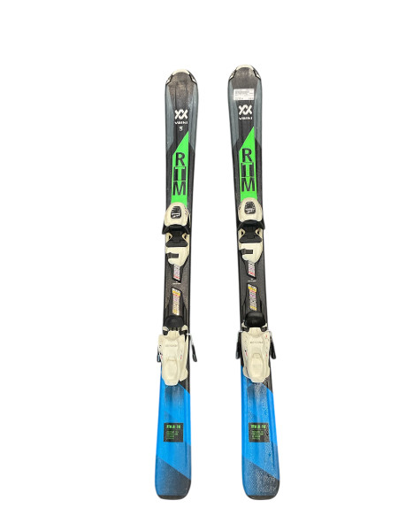 Used Rossignol HERO J R7 Junior DH Skis White/Orange 110 cm with