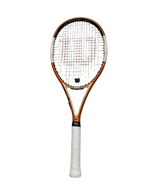 Used Wilson PRO STAFF 6.6 TITANIUM Adult Tennis Racquet Black 4 3/8