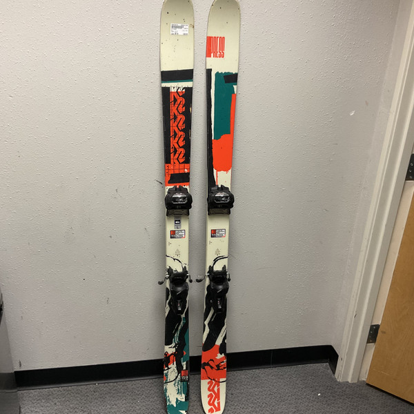 Used Atomic REDSTER S9 145CM Mens DH Ski/Binding Red 145 cm