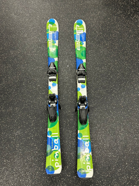 Used Elan PINBALL Boys DH Ski/Binding Royal Blue 140 cm