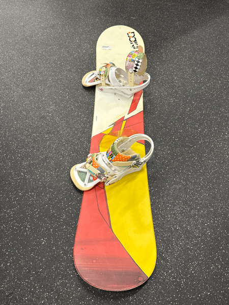 Used Burton STERLING Womens Board/Bindings White 140 cm