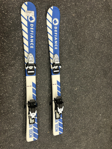 Used Atomic ETL 125 BEND-X Boys DH Ski/Binding White 125 cm