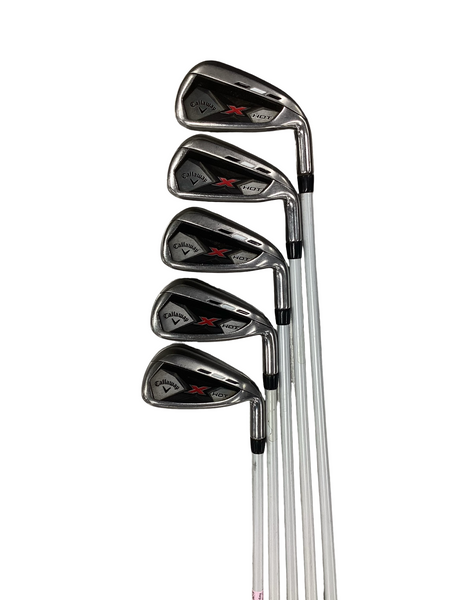 Used Callaway RAZR X BLACK Mens Iron Set RH 5I-GW/AW