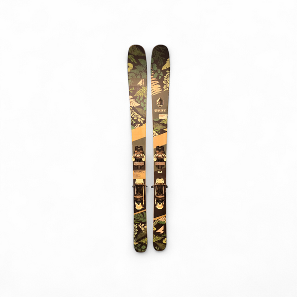 Used Salomon XWING 8R 144 cm Women's Downhill Ski Combo Women's