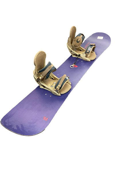 Used Burton CRUZER Boys Snowboard Only Red 145 cm