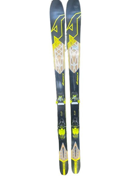 Used Fischer WATEA 101 182CM Mens DH Ski/Binding Brown 182 cm