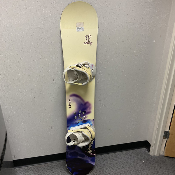 Used Burton LUX 43 Womens Board/Bindings Pink 143 cm