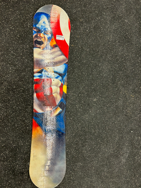 Used Salomon FIERCE Boys Snowboard Only Orange 129 cm