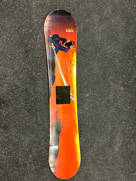 Used Salomon FIERCE Boys Snowboard Only Orange 129 cm