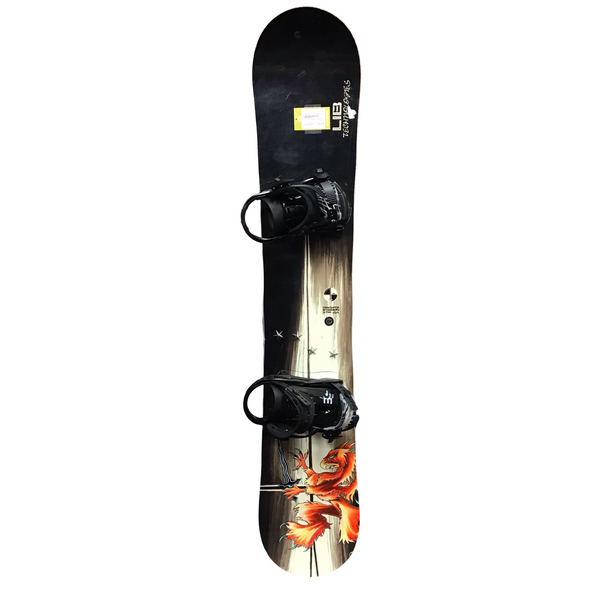 Used Burton CLASH Mens Board/Bindings Black 158 cm