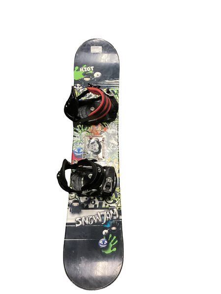 Used Burton CHOPPER 115CM Boys Board/Binding Black And Yellow 115 cm