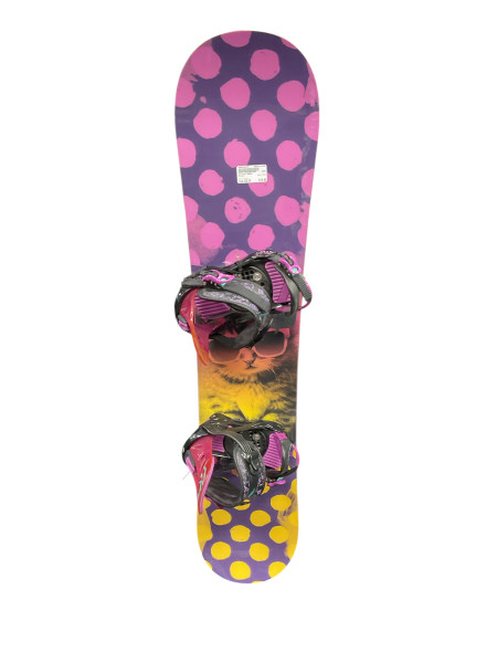 Used K2 SKYLA Girls Board/Binding Red 138 cm