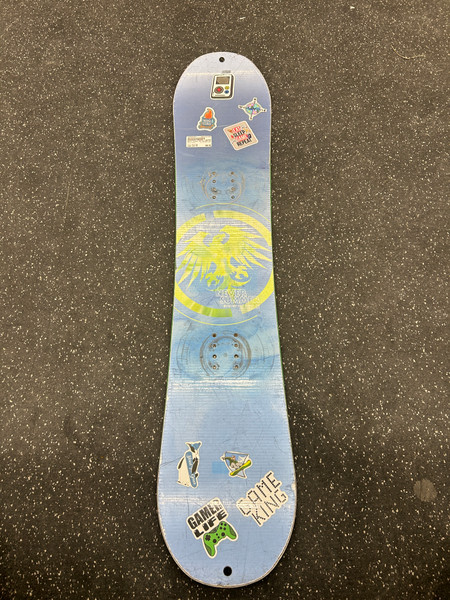 Used Burton CHOPPER Boys Snowboard Only Red 120 cm