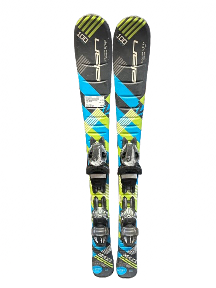 Used Rossignol HERO J R7 Junior DH Skis White/Orange 110 cm with