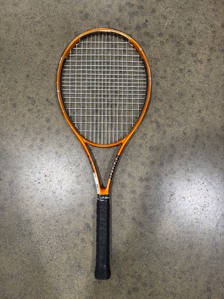 Used Prince O3 SPEEDPORT SILVER Adult Tennis Racquet Grey 4 1/4