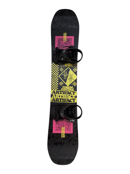 Used Burton CUSTOM 58 Mens Board/Bindings Orange 158 cm