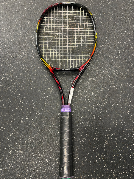 Used Wilson PROSTAFF TITANIUM 6.6 Adult Tennis Racquet Navy Blue 4