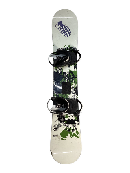 Used Burton CLASH Mens Board/Bindings Black 158 cm
