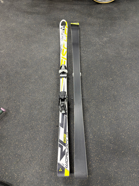 Used K2 FATTY Mens DH Ski/Binding Red 135 cm