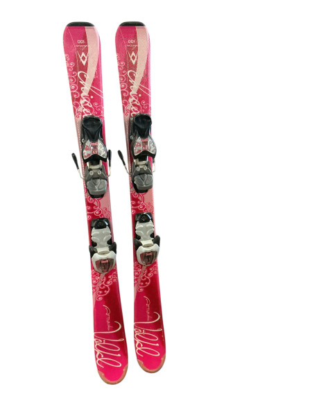 Used K2 LUV BUG Girls DH Ski/Binding Pink 136 cm