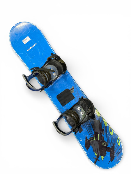 Used Burton CHOPPER 115CM Boys Board/Binding Black And Yellow 115 cm