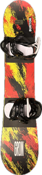 Used Burton CHOPPER 121 Boys Board/Binding Royal Blue 121 cm