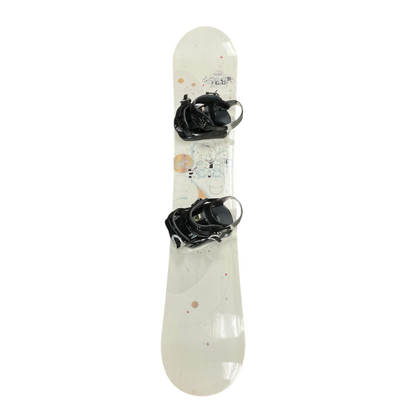 Used Morrow LOTUS 149cm Womens Snowboard w/ Heelside Bindings