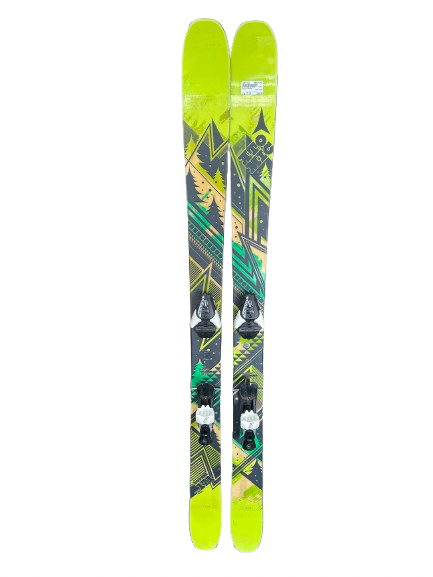 Used Fischer PRODIGY 155CM Mens DH Ski/Binding Royal Blue 155 cm