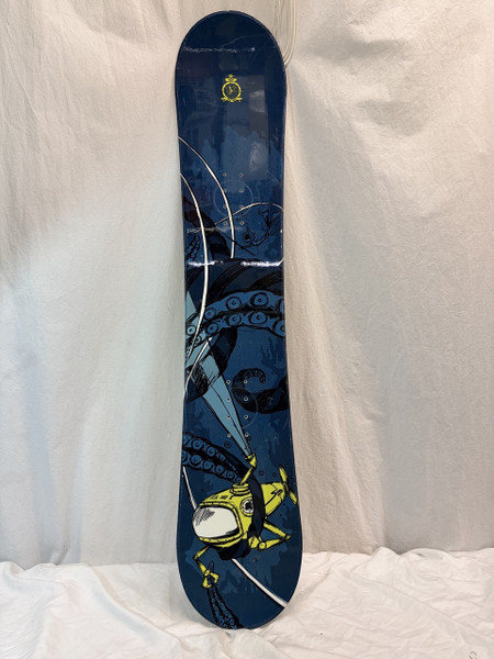 Used Burton DOMINANT Mens Snowboard Only Black 157 cm